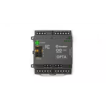 Arduino Opta Analogās paplašināšanas modulis AFX00007 - 4 konfigurējami analogie ieejas signāli, 2 analogie izejas signāli, 12-24 VDC, DIN sliede