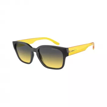 Arnette AN4325-27862Q Unisex kvadrātveida saulesbrilles, pelēks rāmis, pelēkas polikarbonāta lēcas, 54-19-145 mm