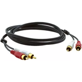 Kramer C-2RAM/2RAM-1 RCA vīriešu uz RCA vīriešu koaksiālais audio kabelis 0,3m melns 95-0202001