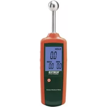 EXTECH MO257 bezadatu mitruma mērītājs nesagraujošiem mērījumiem, 0,0 līdz 99,9%