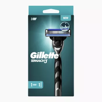 Gillette Mach3 manuālais skuveklis vīriešiem ar 1 kasetni 8001090442819