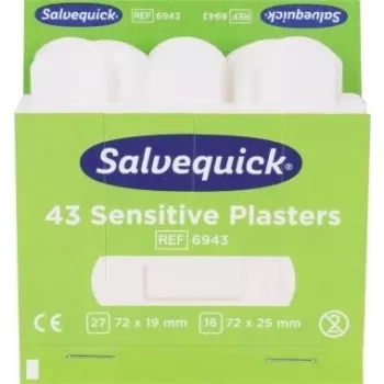SÖHNGEN Salvequick neausta materiāla plāksteri, 43 gabali, ādas krāsā, hipoalerģiski, bez lateksa 1009943