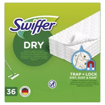 Swiffer Sweeper sausās slaucīšanas lupatiņas, 36 gab.
