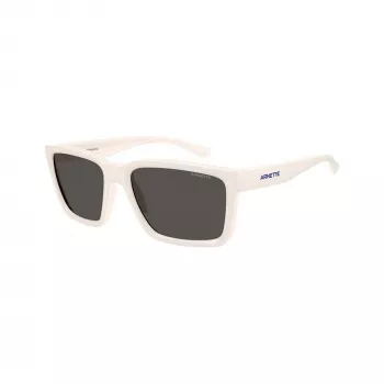 Arnette AN4346-296387 vīriešu taisnstūra saulesbrilles, matēti melns rāmis, pelēkas lēcas, 57-18-140 mm
