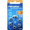 Renata ZA13.DP6 0HG cinka-gaisa dzirdes aparāta baterija PR48, 1,4 V, 305 mAh, 6 gab.