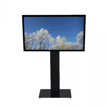 HI-ND MOUNTS HI-ND grīdas statīvs Glass Universal 49-65 collu LCD displejam - melns (RAL 9005) FS0000-5001-02