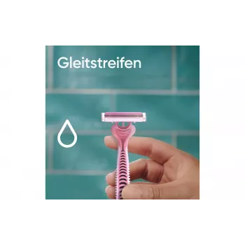 Gillette Simply Venus 3 vienreizlietojamie skuvekļi sievietēm, 3 asmeņi, MoistureRich josla, 6 gab. 8006540826997