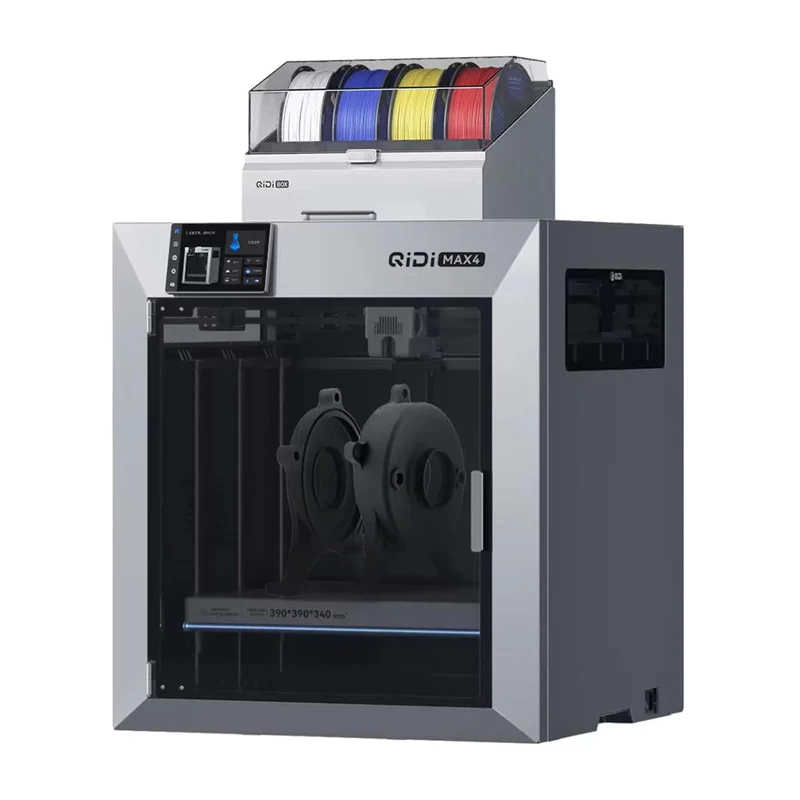 QIDI Max 4 Combo 3D printeris, 325x325x325mm, CoreXY, 600mm/s, pilnībā noslēgts, Dual Gear Direct Drive