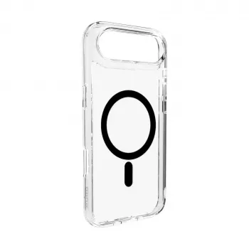 PURO LITEM aizsargapvalks Apple iPhone 17 Air, melns un caurspīdīgs PUIPC1766LITEMBLK
