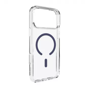 PURO Icon MagSafe caurspīdīgs vāciņš Apple iPhone 17 Pro - caurspīdīgi zils