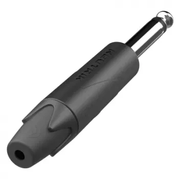 Neutrik NP2XX-NI-0 1/4 inch 2 polu telefona spraudnis, niķeļa kontakti, lodēšanas savienojums