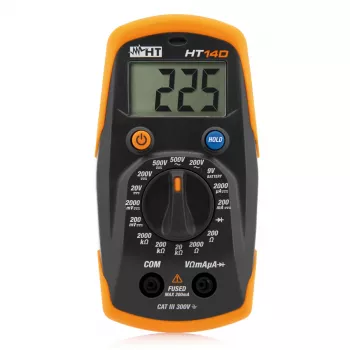 HT Instruments HT14D digitālais multimetrs CAT III 300 V, CAT II 600 V, 2000 Counts 1010160