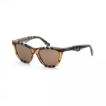 Burberry BE4435F414673 sieviešu saulesbrilles, tumši havannas rāmis, brūnas gradienta lēcas, 53/18/140 mm