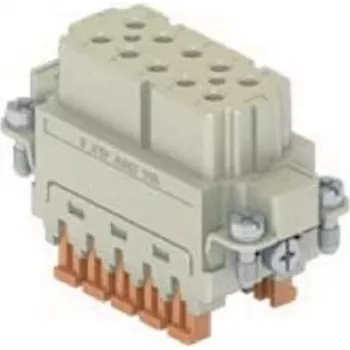 ILME CSAHF10 sieviešu ieliktnis 10P+PE sudraba SQUICH 16A 250V izmērs 49.16