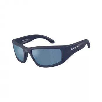 Arnette AN4358 275922 Vīriešu taisnstūra saulesbrilles, matēti melns rāmis, pelēkas lēcas, 58mm
