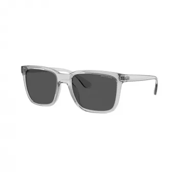 Armani Exchange vīriešu taisnstūra saulesbrilles AX4112SU82398 melnas/pelēkas 55-19-145