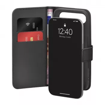 PURO Flip vāciņš Apple iPhone 17 Air PUIPC1766BOOKC8BLK melns