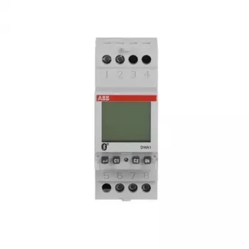 ABB DWA1 Bluetooth digitālais astronomiskais laika slēdzis, 1 kanāls, DIN sliedes montāža, 230 V AC, 16 A 2CSM222511R1000