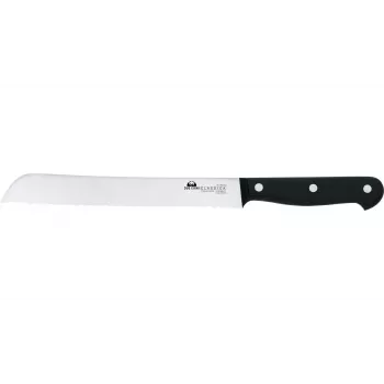 DUE CIGNI 2C 761/20 zobains maizes nazis 26 cm X50CrMoV15 tērauds melns POM rokturis