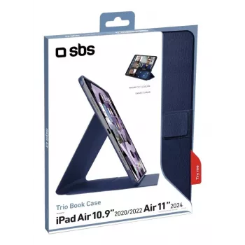 SBS Book Pro Folio vāks iPad Air 11 inch 2024 / 10.9 inch 2022 & 2020 - Zils TABKPROIPAIR10924B