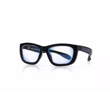 SHADEZ Blue Light Black Teeny bērnu zilās gaismas bloķējošas brilles, 3-7 gadi