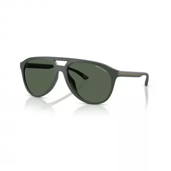 Armani Exchange AX4156SU 83777 Vīriešu Saulesbrilles Matēts Melns/Tumši Pelēks 59mm
