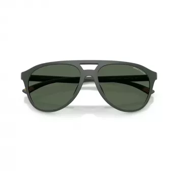 Armani Exchange AX4156SU 83777 Vīriešu Saulesbrilles Matēts Melns/Tumši Pelēks 59mm