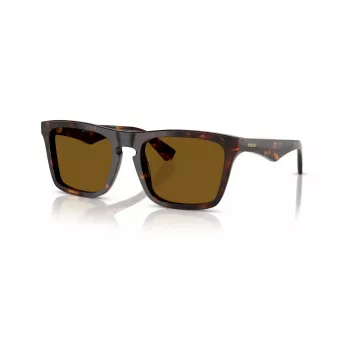 Burberry BE4434-300283 vīriešu saulesbrilles, tumši havannas rāmis, brūnas gradienta lēcas, 57/20/145 mm