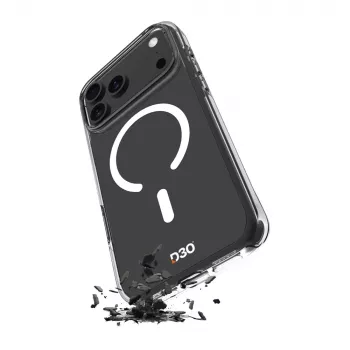 PURO Impact Clear D3O Bio maciņš Apple iPhone 17 Pro, saderīgs ar MagSafe, caurspīdīgs (PUIPC17P63IMPCLD3OTR)
