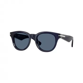 Burberry BE4439-412080 vīriešu kvadrātveida acetāta saulesbrilles, Havana/Tumši pelēkas, 51mm