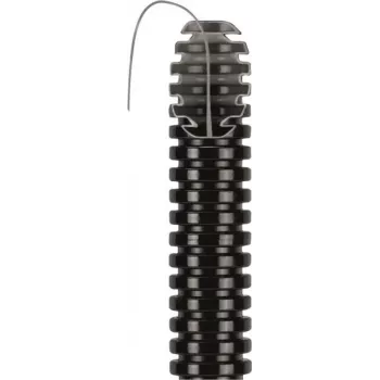 GEWISS DX15125R Elastīga gofrēta caurule 25mm melna 75m ar ievilkšanas stiepli
