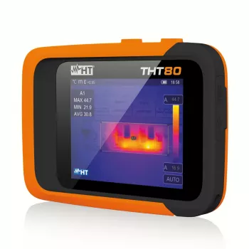 HT Instruments THT80 termokamera, -20 līdz +550 °C, 25 Hz, iebūvēta digitālā kamera, WiFi, skārienekrāns 1011275