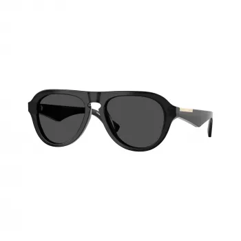 Burberry vīriešu kvadrātveida saulesbrilles BE4437U, Havana/Tumši pelēkas, 55mm BE4437U411287