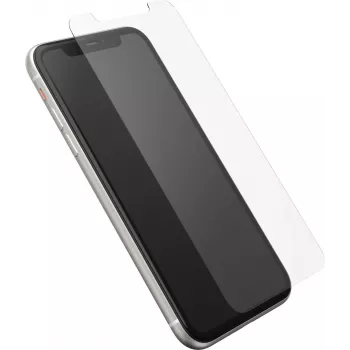 OtterBox Alpha Glass ekrāna aizsargplēve Apple iPhone 11 / XR - Rūdīts stikls, 9H cietība, Pret skrāpējumiem, Pret saplīšanu, Saderīga ar maciņu, Viegla uzstādīšana 77-65975