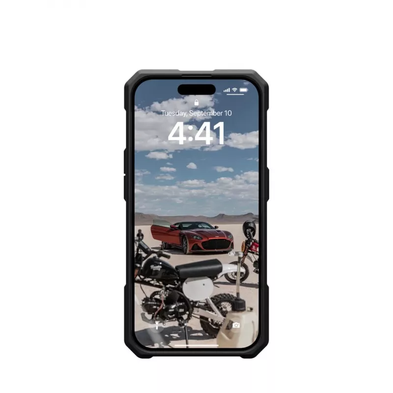 UAG Urban Armor Gear Monarch Pro iPhone 15 Pro apvalks - melns