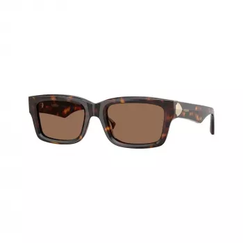 Burberry BE4443-300273 sieviešu kaķa acs saulesbrilles, Havana rāmis, brūnas gradienta lēcas, 55mm