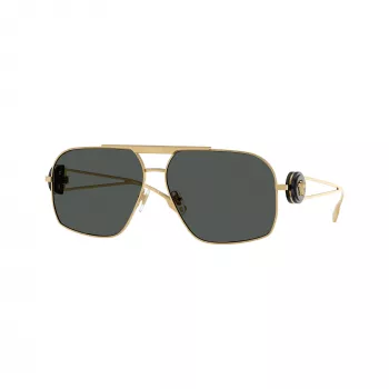 Versace VE2269-100287 Sieviešu Saulesbrilles Zelta/Pelēkas 60/14/140 mm