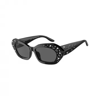 Giorgio Armani sieviešu AR8213BU5001B taisnstūra formas melnas saulesbrilles