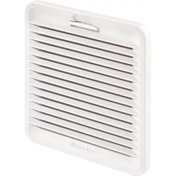 Finder 7F.02.0.000.2000.0 izplūdes filtrs, 155 x 155 x 22,6 mm, G3, IP54, gaiši pelēks