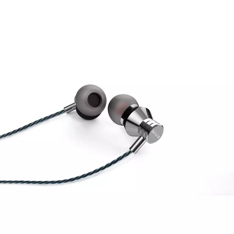 AIWA ESTM-50USB-C/SL austiņas ar mikrofonu, USB-C, sudraba
