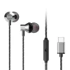 AIWA ESTM-50USB-C/SL austiņas ar mikrofonu, USB-C, sudraba