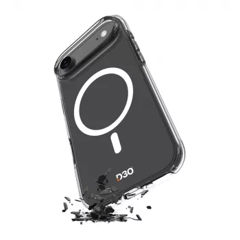 PURO Impact Clear D3O Bio maciņš Apple iPhone Air, saderīgs ar MagSafe, caurspīdīgs (PUIPC1766IMPCLD3OTR)