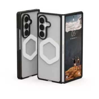 UAG Urban Armor Gear Mouve apvalks ar magnētisko moduli Samsung Galaxy Z Fold8 Ultra - Ice (caurspīdīgs)/melns 214560114343