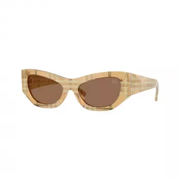 Burberry sieviešu BE4450U415773 kvadrātveida saulesbrilles, Havana/Brūns gradients, 54mm