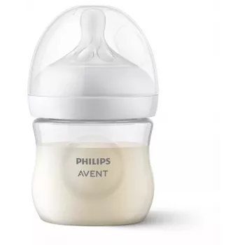 Philips Avent Natural Response barošanas pudelīte 125 ml ar jaundzimušā knupīti, 0m+