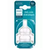 Philips Avent pretkoliku pudeles silikona knupīši, vidēja plūsma, 3M+, 2 gab.