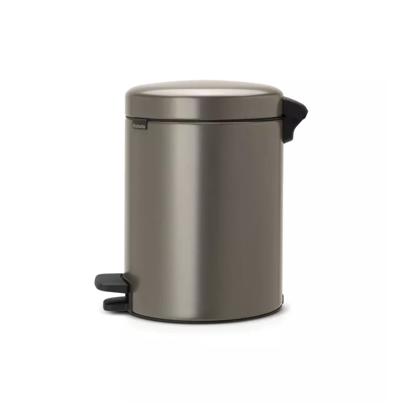 Brabantia NewIcon 5 litru pedāļa atkritumu tvertne, platīna