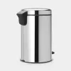 Brabantia NewIcon 12L pedāļa atkritumu tvertne, Brilliant Steel