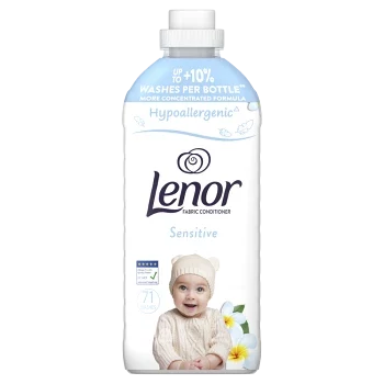 Lenor Sensitive auduma mīkstinātājs, 1,491 L, 53 mazgāšanas reizes, hipoalerģisks