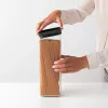 Brabantia kvadrātveida pārtikas uzglabāšanas trauks 2,5L tumši pelēks